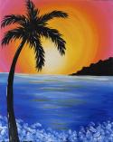 The image for Palm sunset